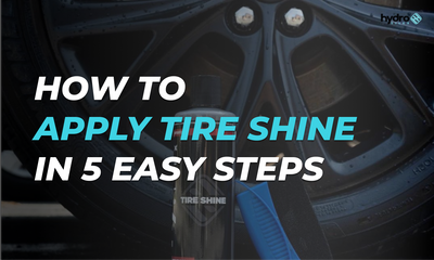 How To Apply Tire Shine In 5 Easy Steps